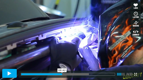 Lonberger is videodocumenting the build of his 2011 car a C6 Corvette