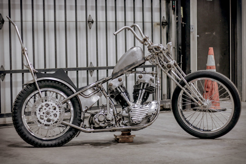 Win This: 1940 Stainless Steel Knucklehead Chopper – BikeBound